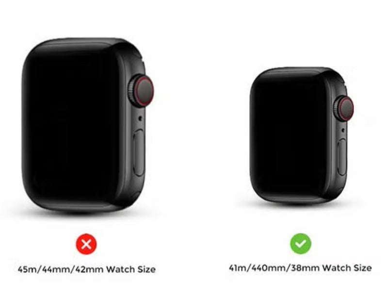 Watch Silicone Watch Band Compatible with Apple Watch 38mm 40mm 41mm – Soft Sport Replacement Strap for Apple Watch Series SE, Series 9/8/7/6/5/4 – Navy Blue - Image 3